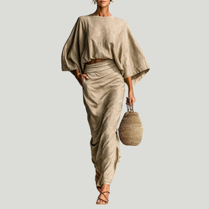 Julia | Conjunto de falda y top diseño elegante