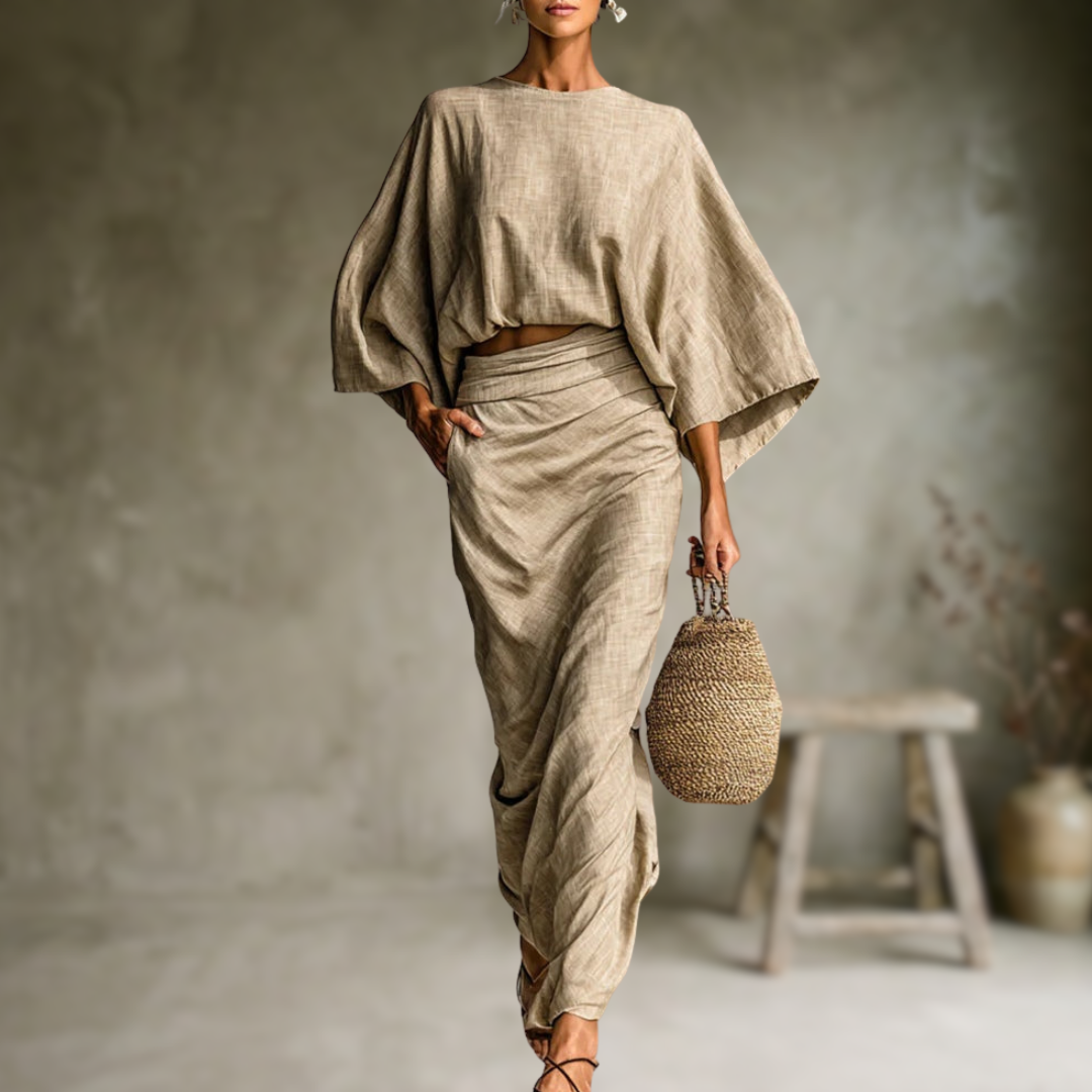 Julia | Conjunto de falda y top diseño elegante