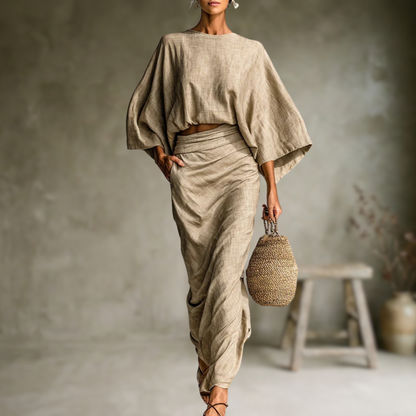 Julia | Conjunto de falda y top diseño elegante