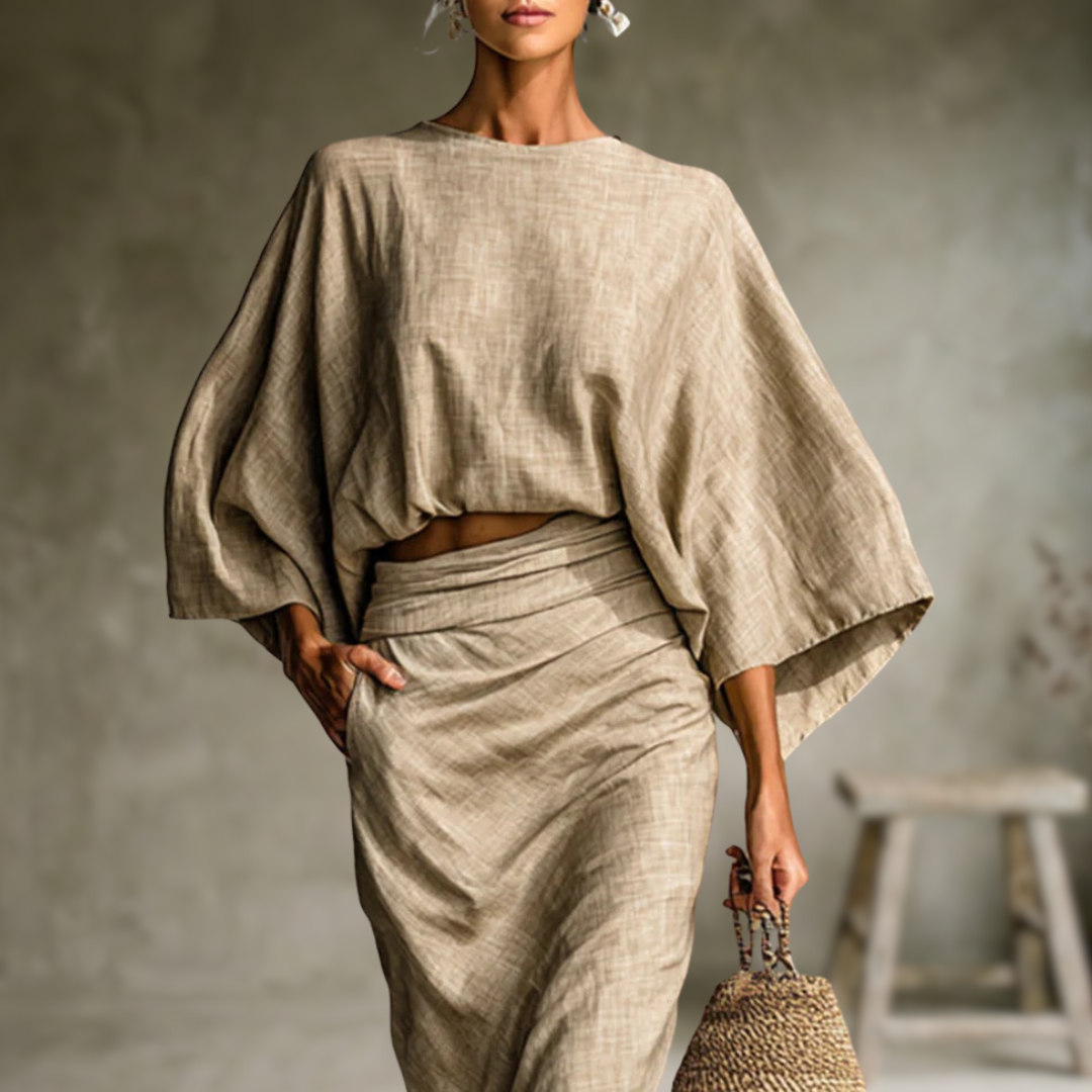 Julia | Conjunto de falda y top diseño elegante