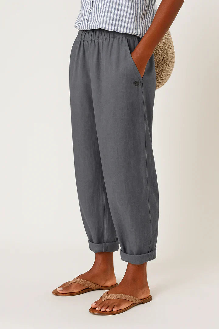 Laira | Pantalón lino largo