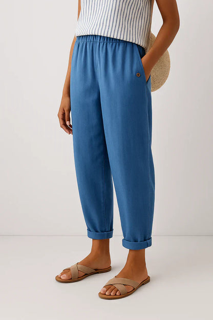Laira | Pantalón lino largo